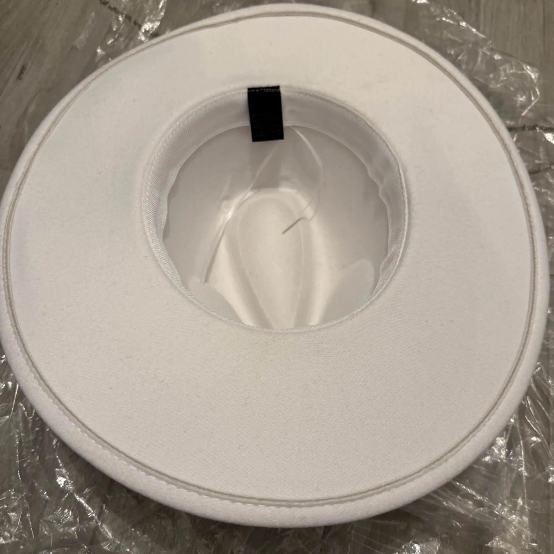 Wide Brim Rancher Hat White - Image 4