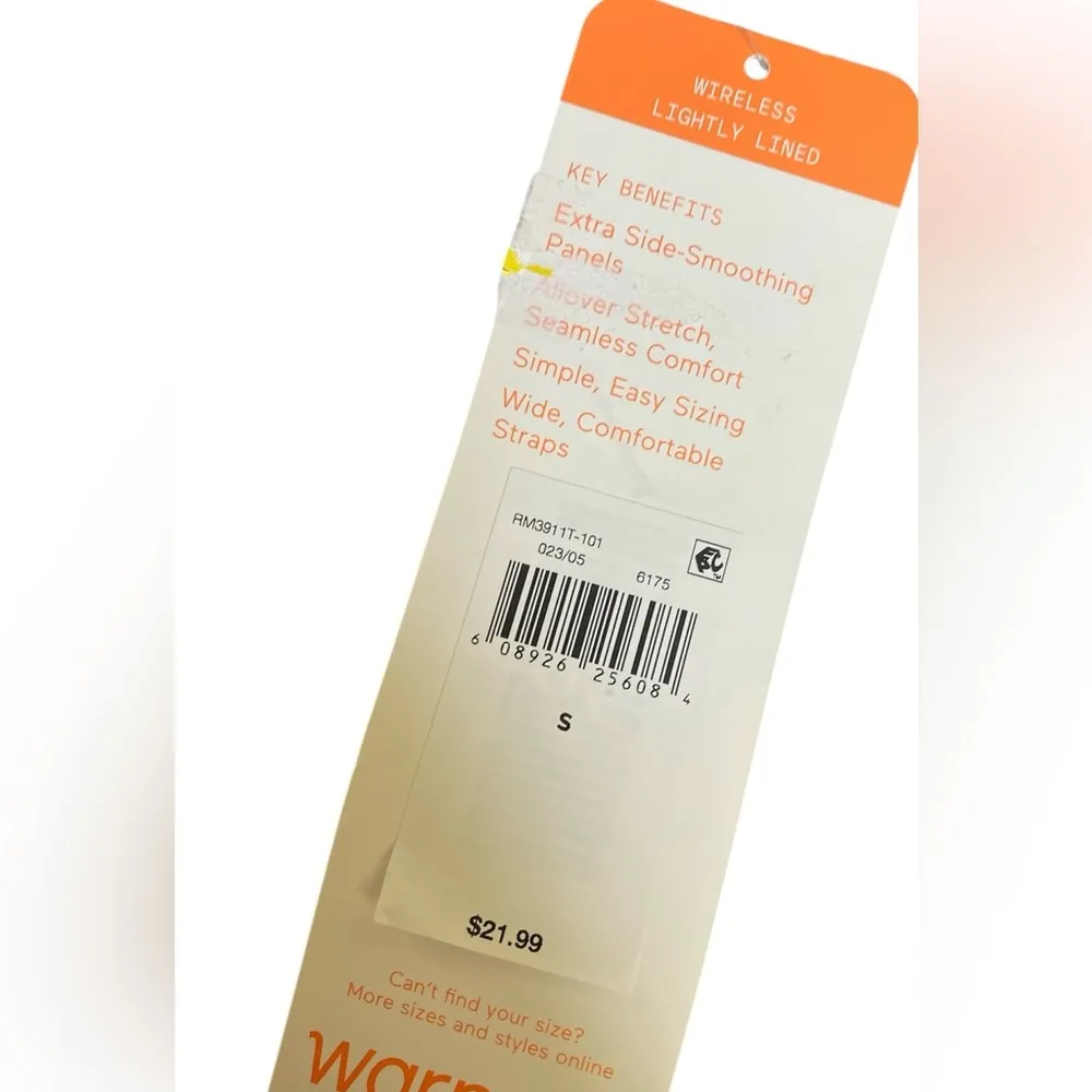 Warners Simply Perfect Women’s S White Cream lightly lined wireless comfort bra - Image 4