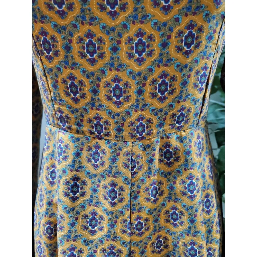 Peppermint Women's Floral Polyester Round Neck Long Sleeve Casual Romper Size M - Image 3