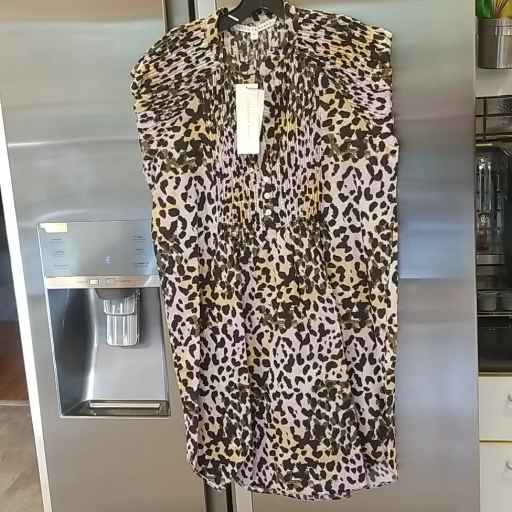 💕VERONICA BEARD💕 Marieta Leopard Cover-Up Dress - Image 9