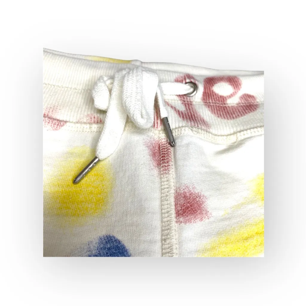 VHTF: new Lucky Brand ☮︎︎ Watercolor Peace Love Hippie Sweatpants Shorts ☮︎︎ S - Image 3