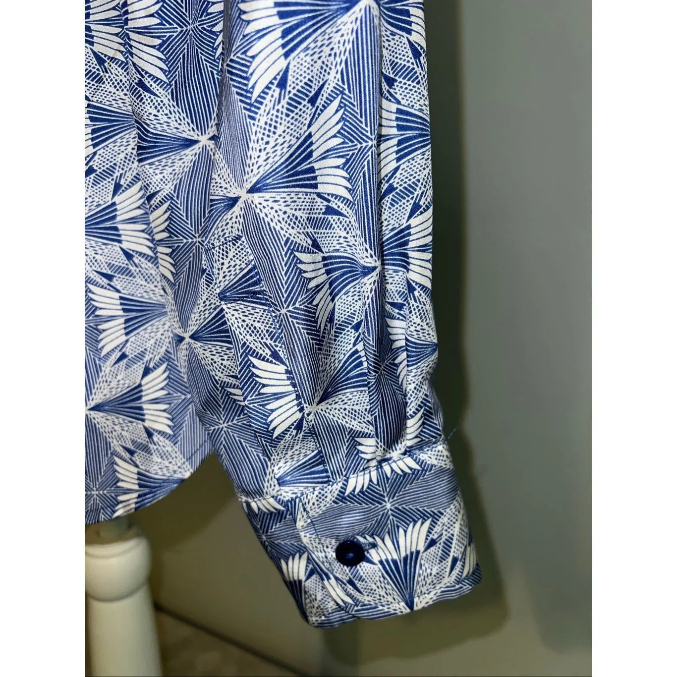 Women’s Pendleton Silk Blue Button Down 6 SMALL - Image 6