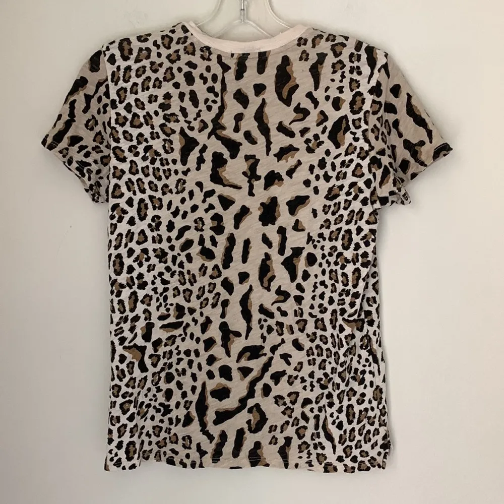 ATM Mixed Leopard Print Top - Image 4