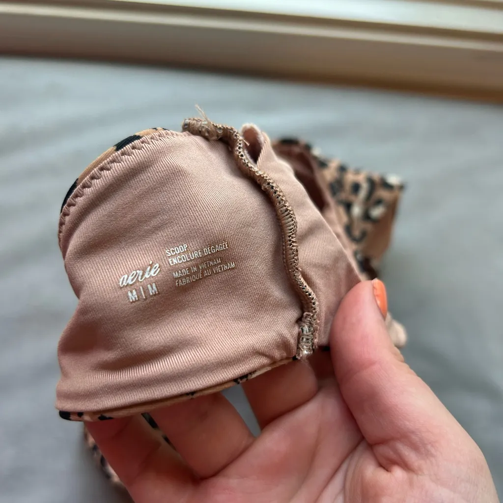 Aerie  Leopard Print Bralette - Image 2