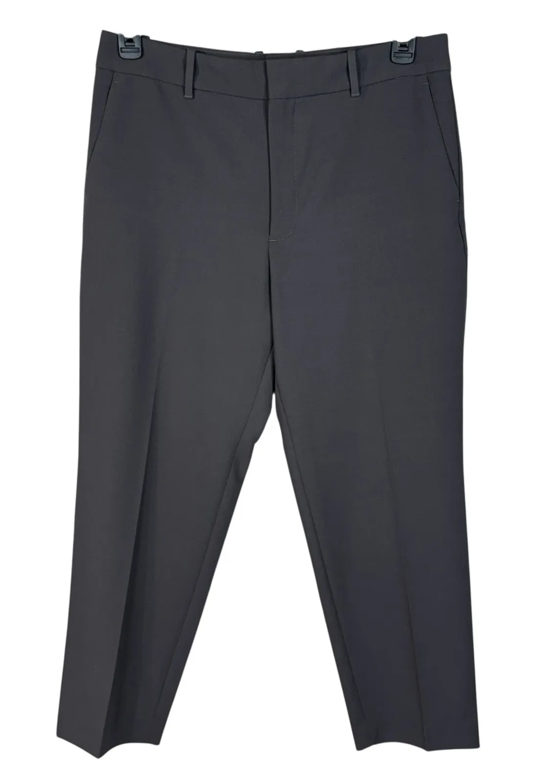 Club Monaco SZ 10R Matie Dress Pants Pockets Zip-Fly Flat Front Hi-Rise Gray New - Image 1