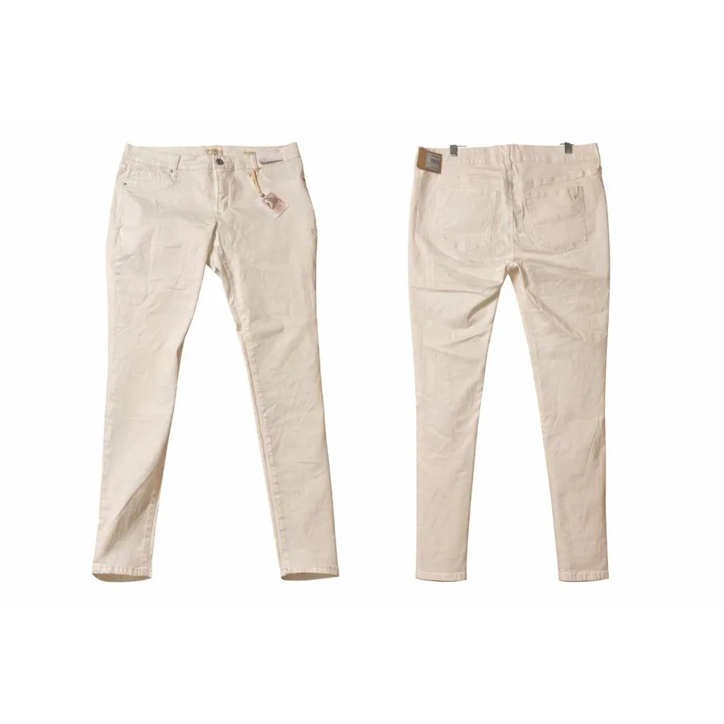 Jessica Simpson Sz 16  White Denim Kiss Me Super Skinny Jean Womens - Image 2