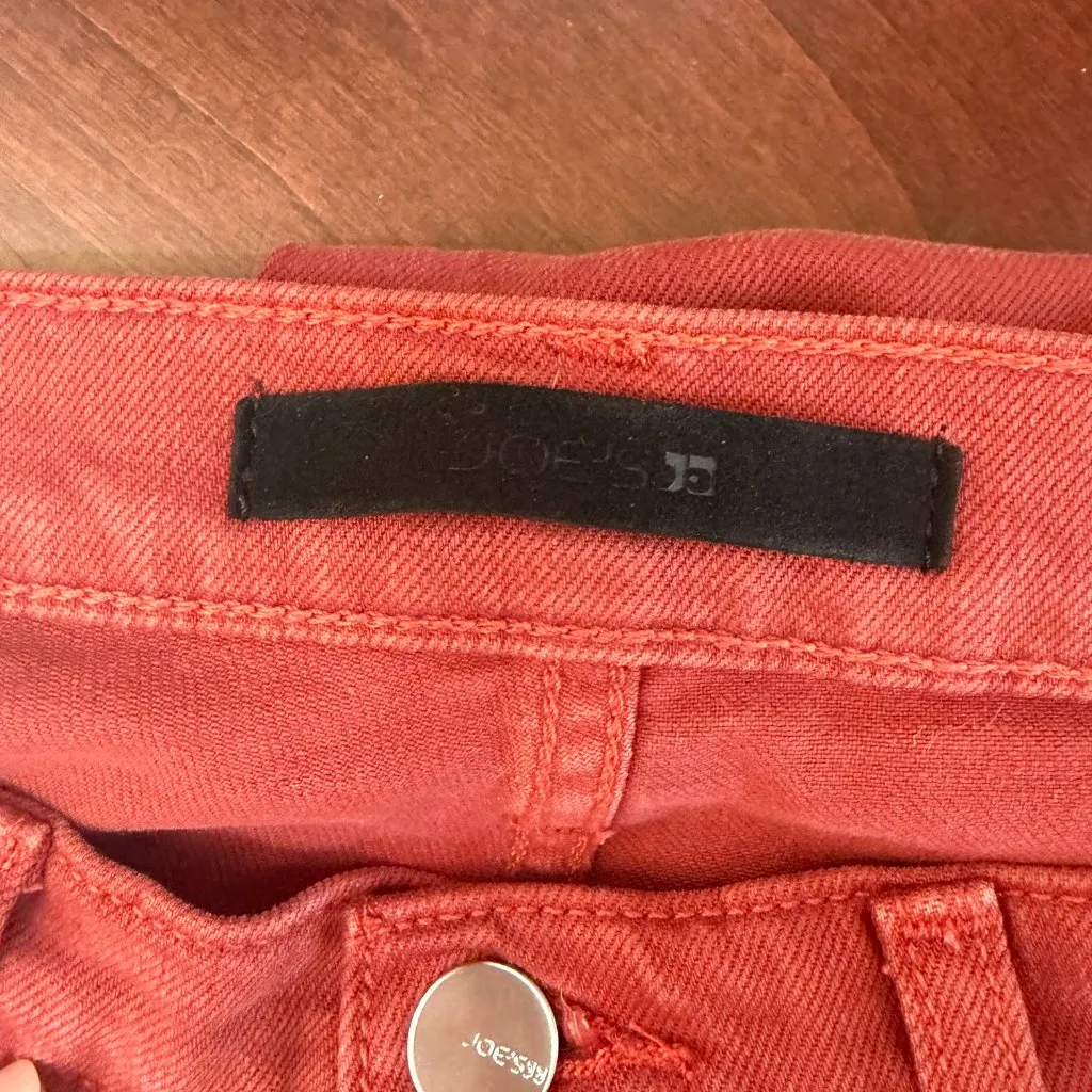 JOE'S JEANS The Mia High Rise Wide Leg Size 28 Copper Color - Image 8