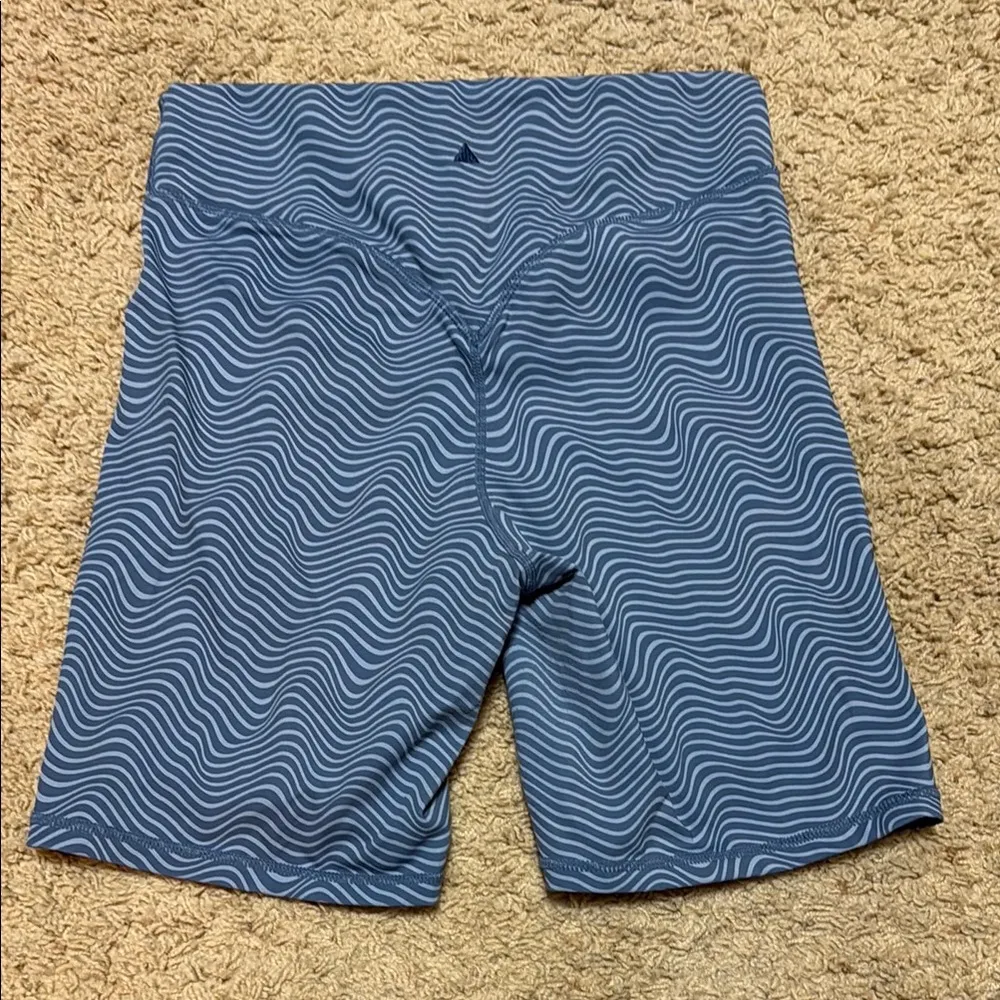 Blue Wave Patterned Shorts - Image 2