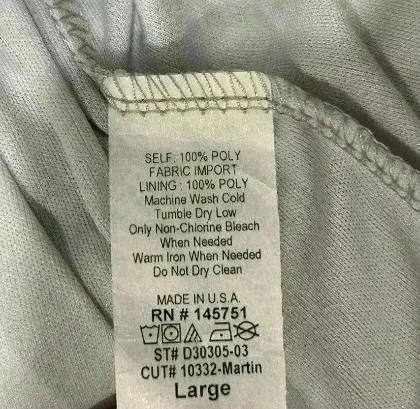 NWT PinkBlush Maternity Maxi Dress Sleeveless Grey Floral Sheer Overlay Size L - Image 4