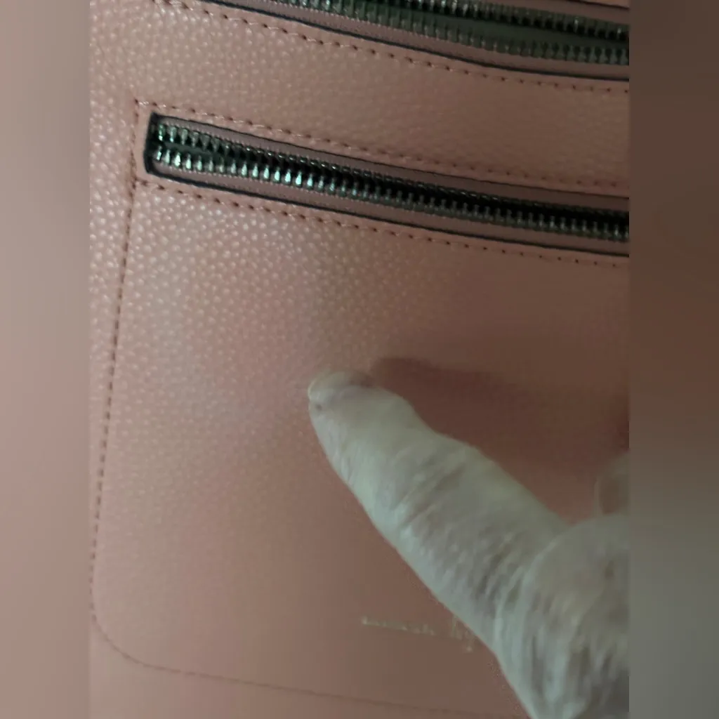 Nanette Lepore Coral Textured Tote - Image 15