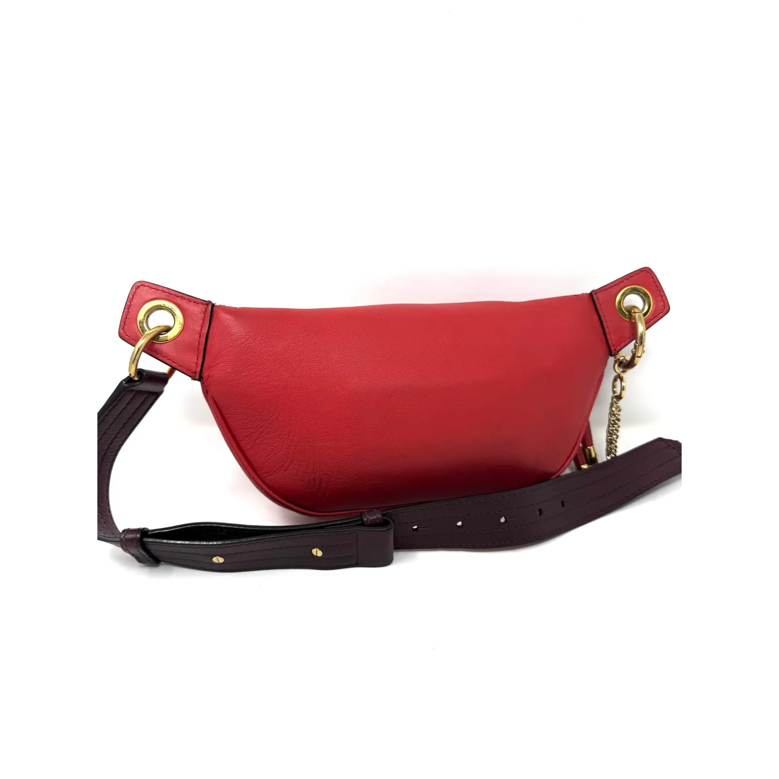 Givenchy Red Whip Belt Bag Leather Small - Image 5