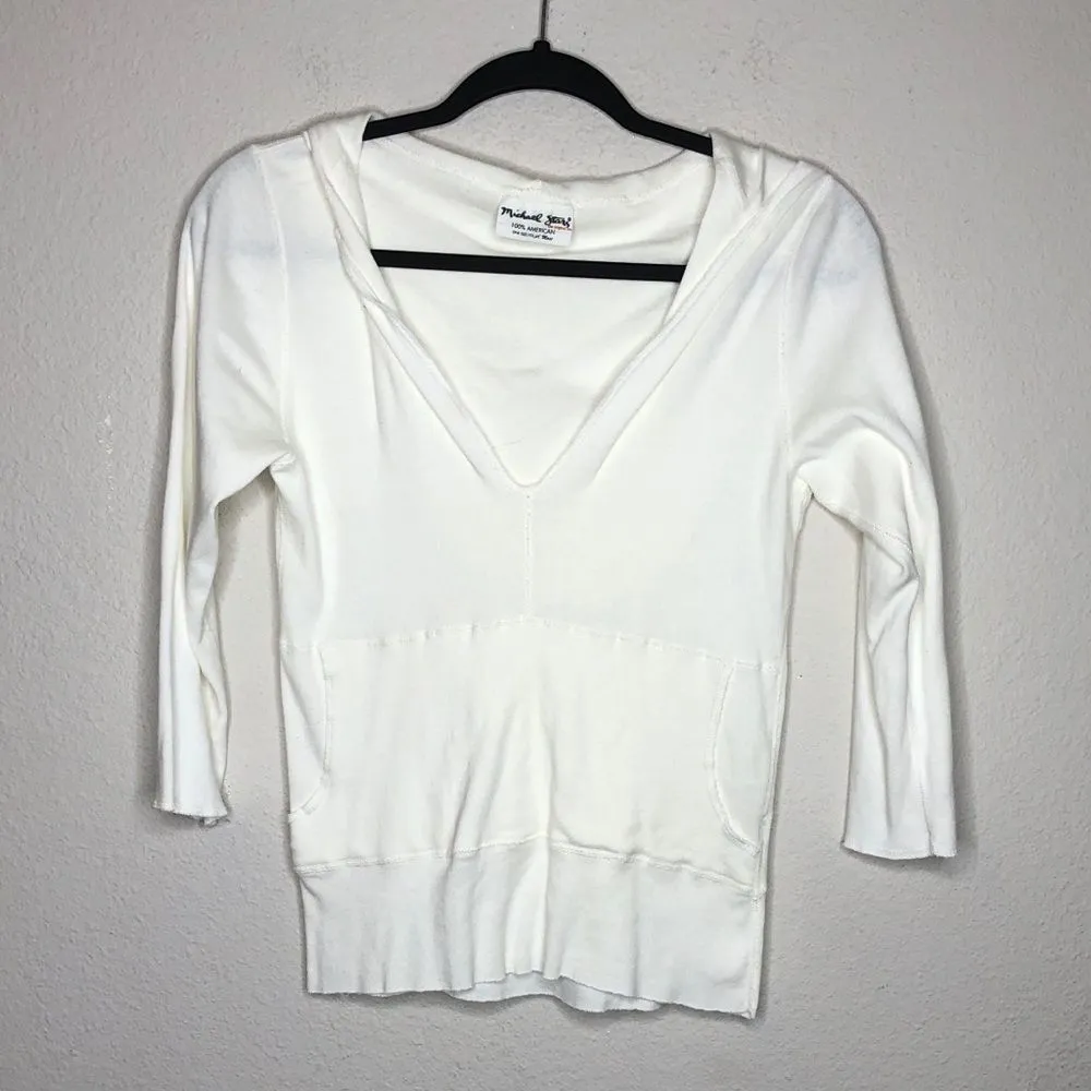 Michael Stars Hoody Cotton Shirt - Image 6