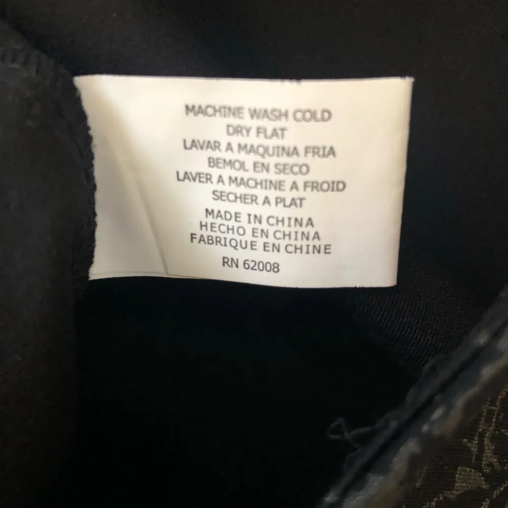 LG Lena Gabrielle Black Print Straight Leg Mid Rise Stretch Pants Leggings 4 - Image 14