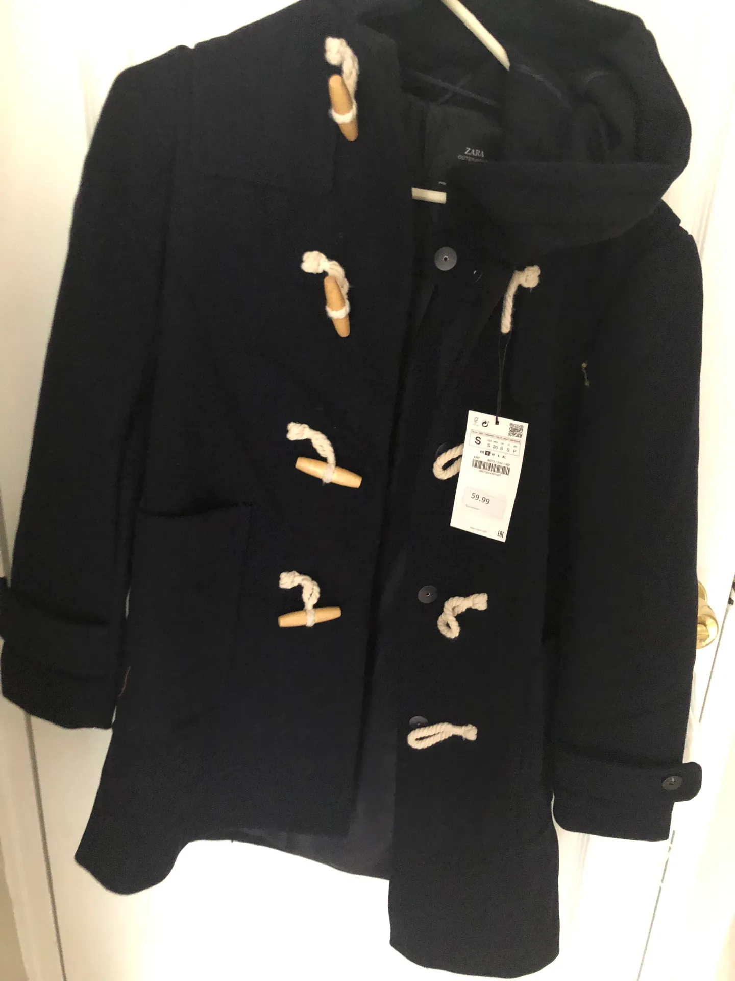 ZARA toggle Coat - Image 2