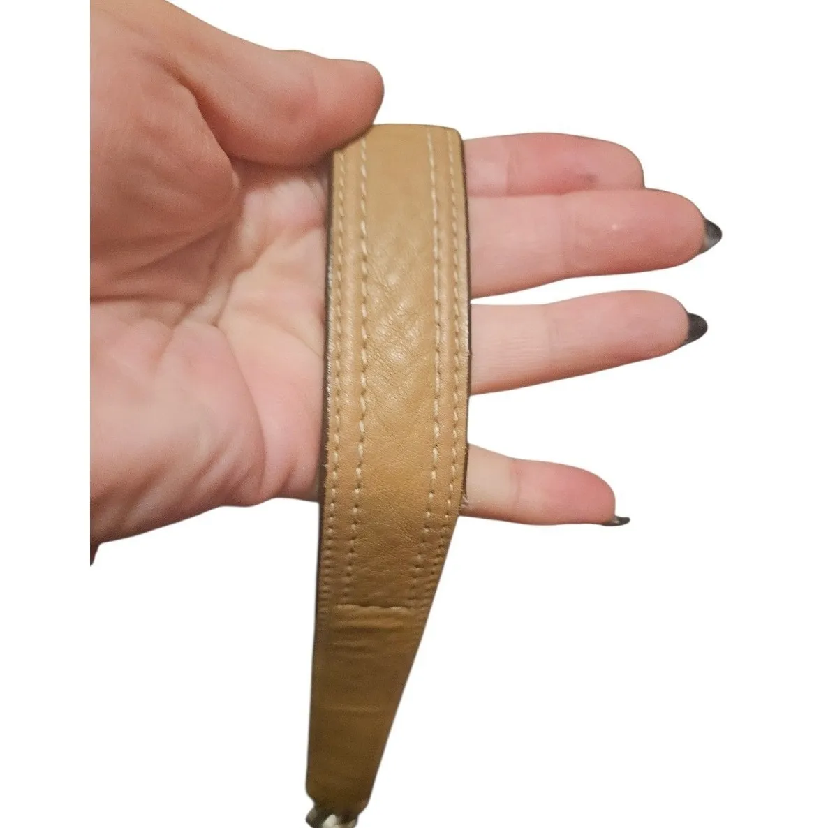 Coach Leather Tote Bag Camel Tan Shoulder Handbag NAF461 F27722 Women - Image 8