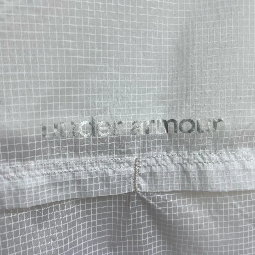 Under Armour White Transparent Hooded Windbreaker - Image 6