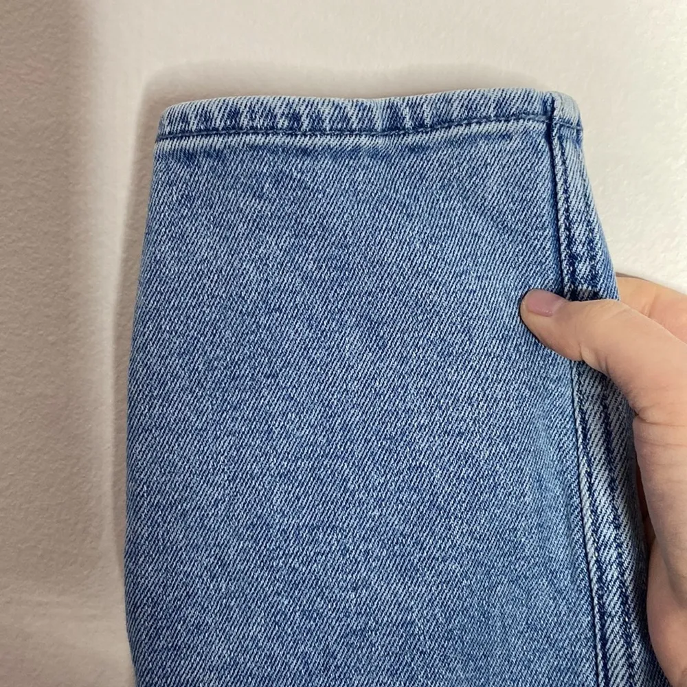 Hollister ultra high-rise mom jeans vintage stretch front flap pockets size 00 - Image 8