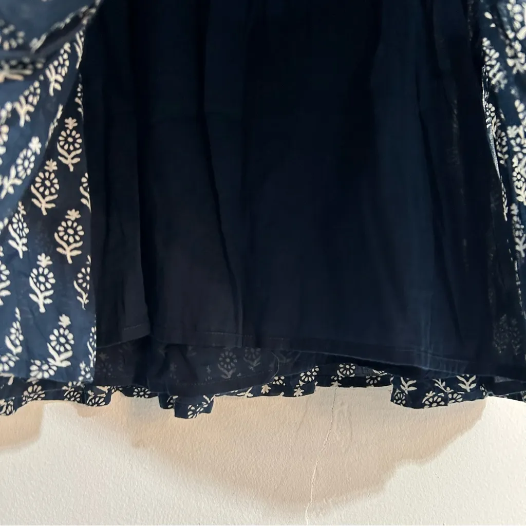 Emerson Fry India Collection Isla Dress 2 Marguerite Blue Organic Size XS/Small - Image 6