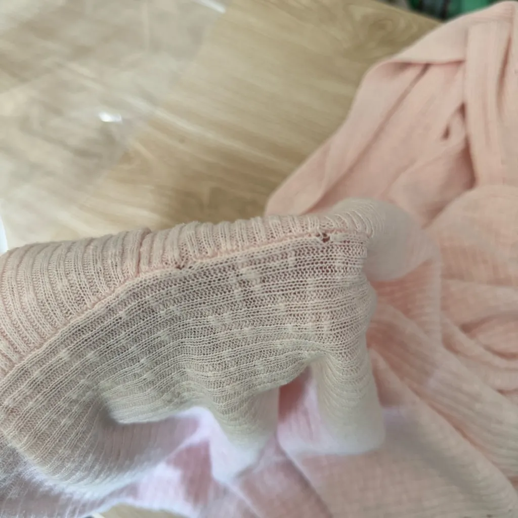 Eileen Fisher XL Linen Blend Open Drape Cardigan Short Sleeve Beach Coastal - Image 3