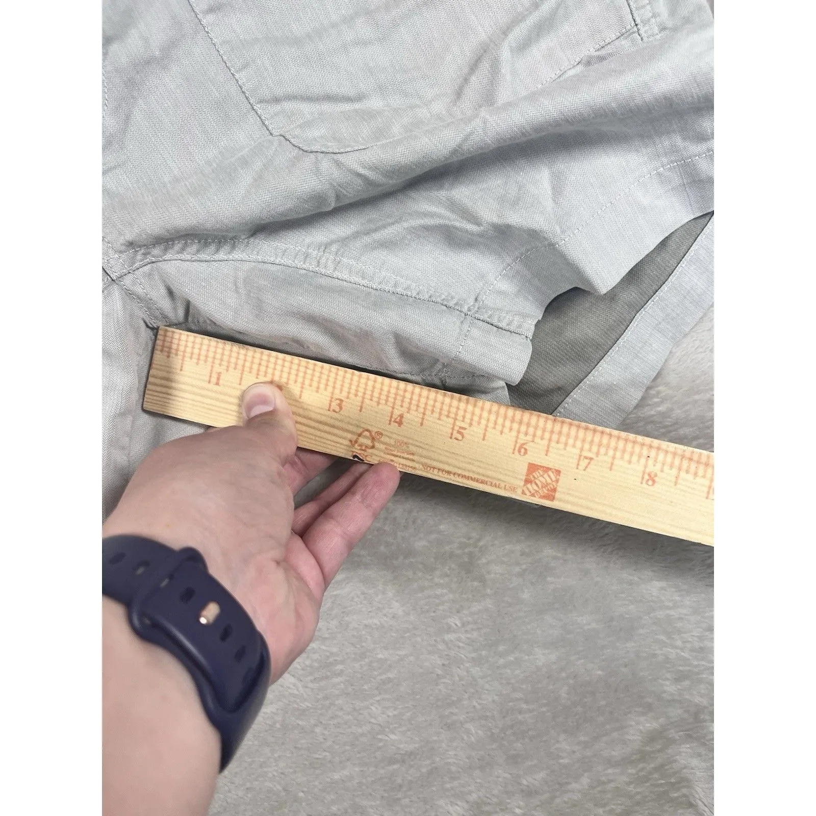 Kuhl Shorts Womens 6 Light Gray Cabo Linen Stretch Casual Outdoor Hiking - Image 5