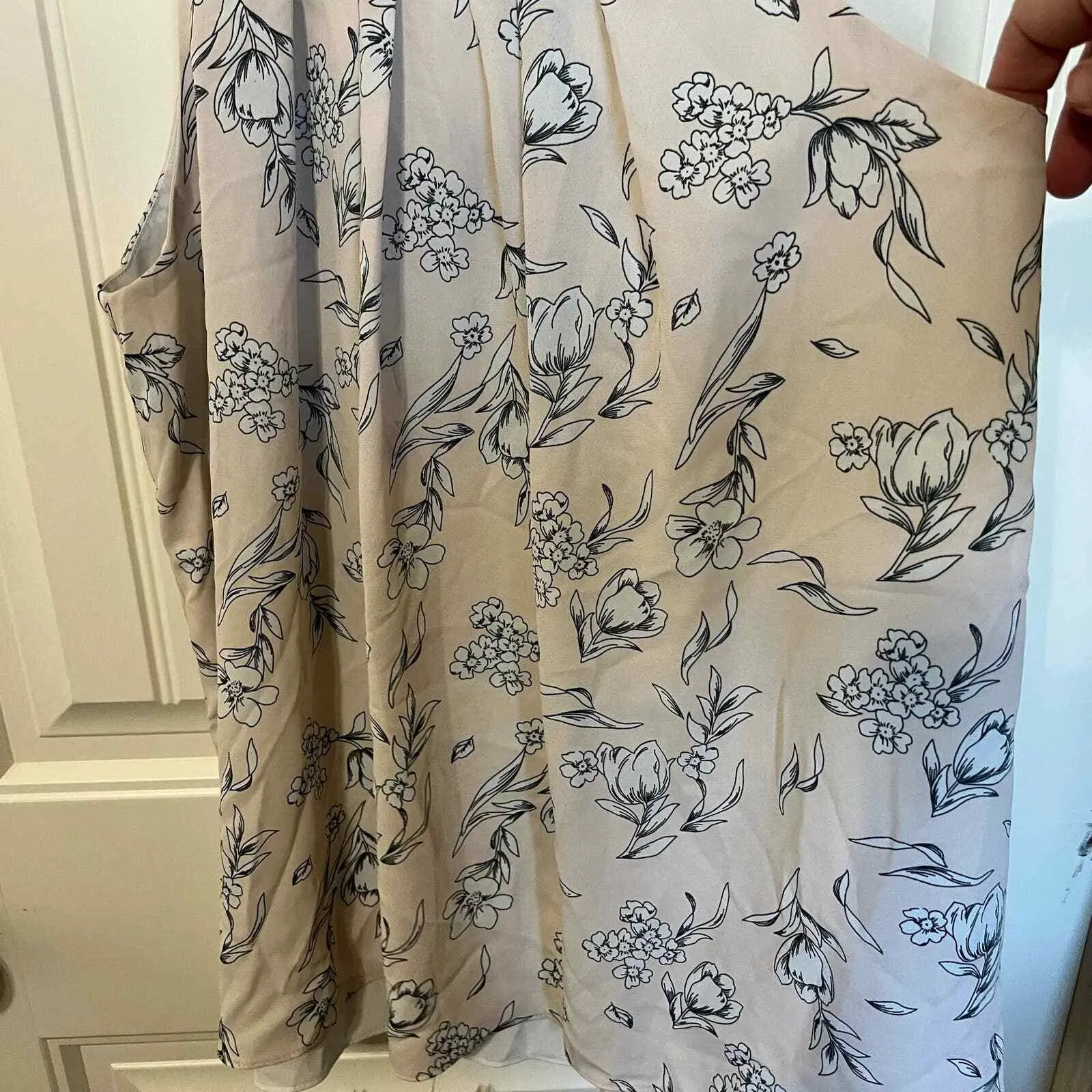 Alice Collection Sleeveless Tank‎ Top Floral Print Casual Blouse Small Pink - Image 8