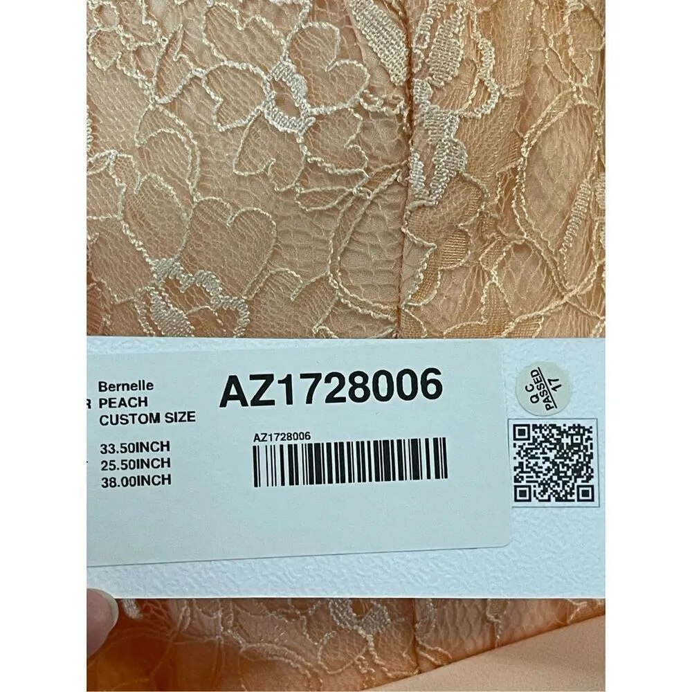 NWT AZAZIE Bridesmaid Gown in Peach Size S/XS - Image 10