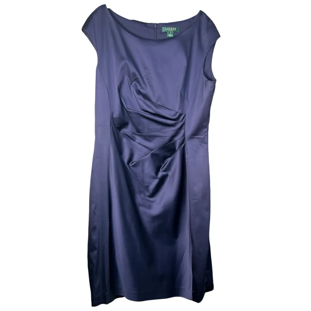 Lauren Ralph Lauren Dresses Side Pleat Cocktail Sleeveless Women’s Dress Size 16 - Image 7
