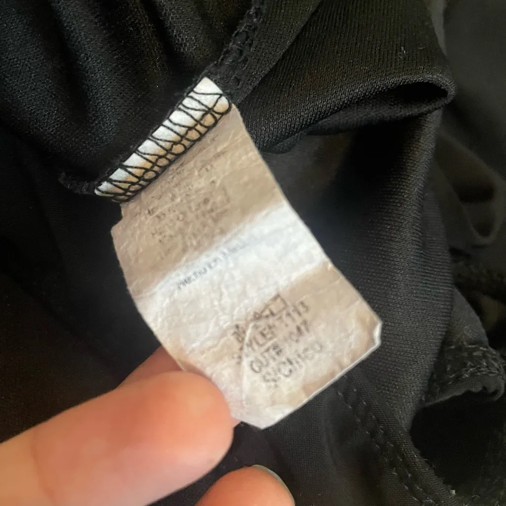 21 Saints Black Long Sleeve Mock Neck Bodysuit Size Small - Image 3