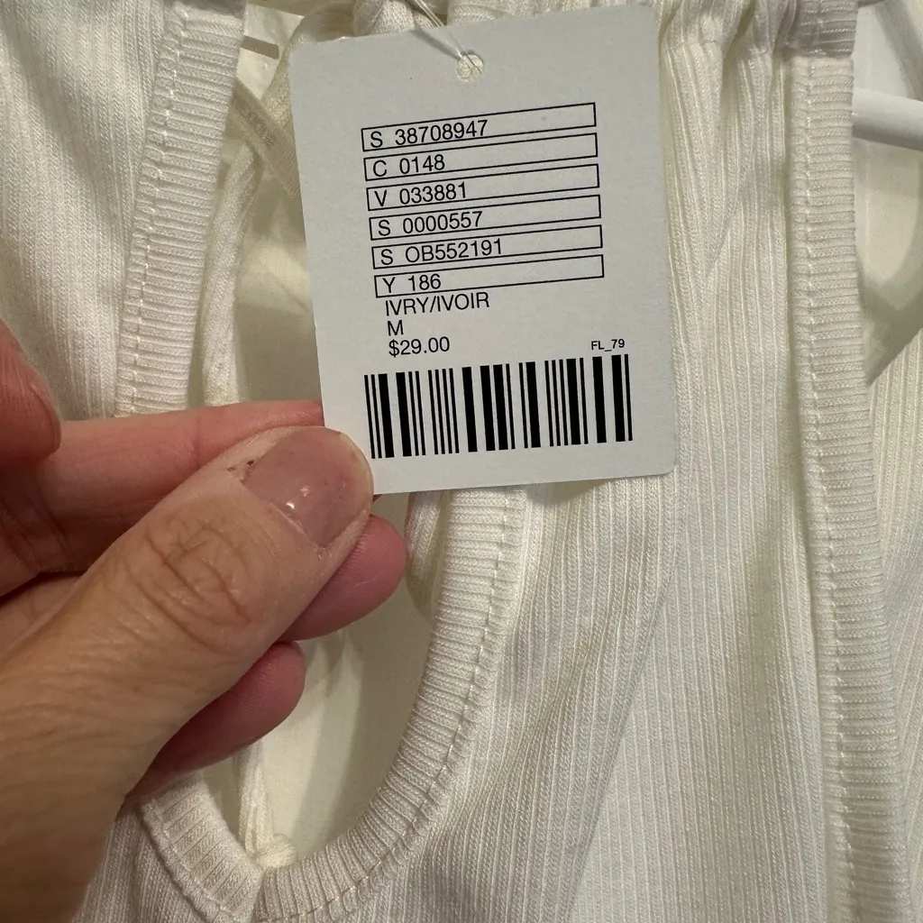 Kimchi Blue Cream Sleeveless Tank Top‎ - Image 4