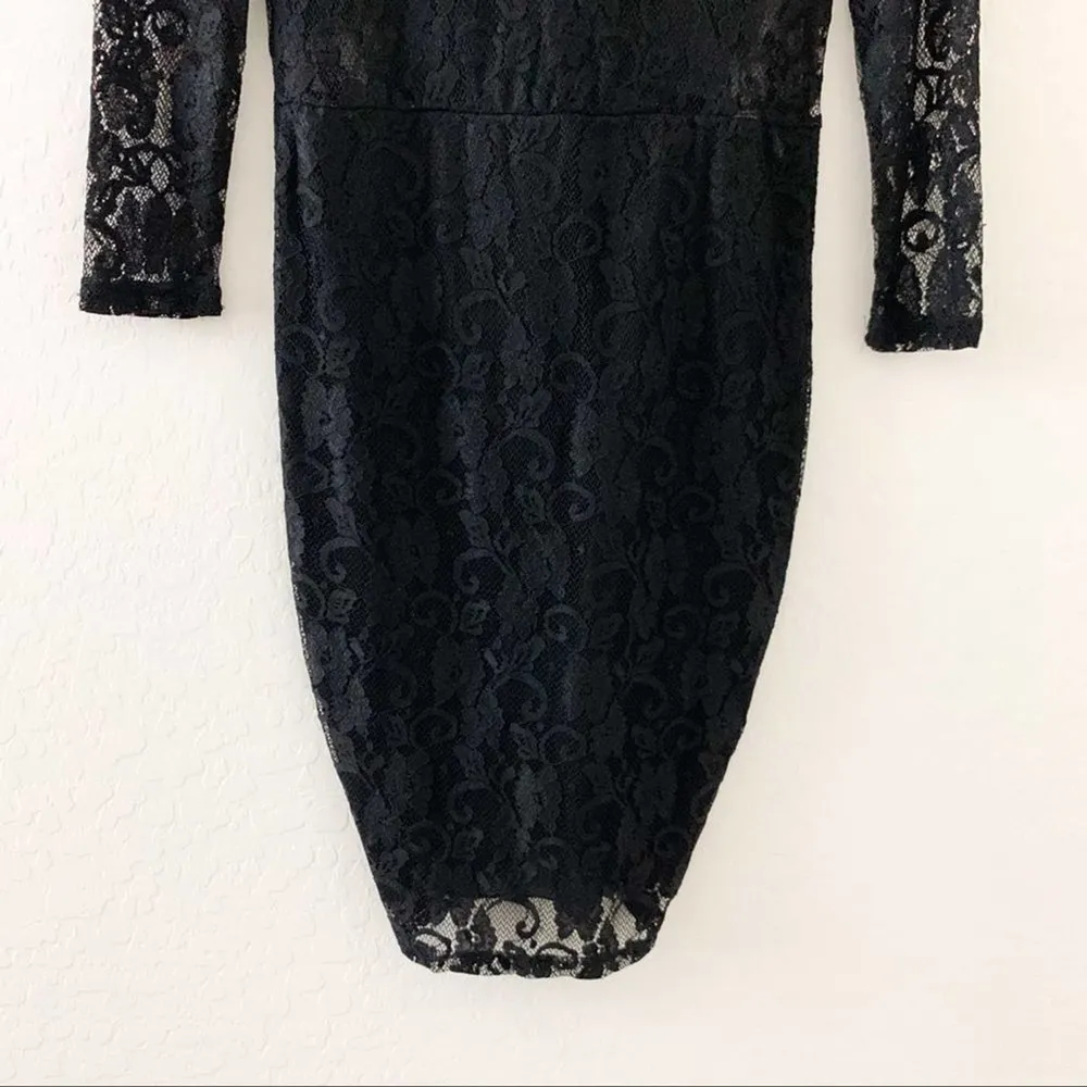 Sexy little black dress low back Size M - Image 3