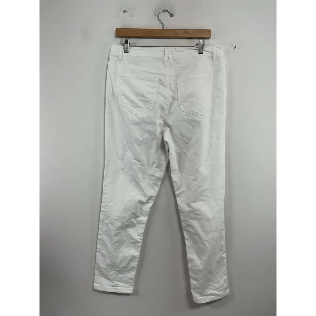 Womans Excellent Condition Angels Forever Young Jeans 12 White - Image 2