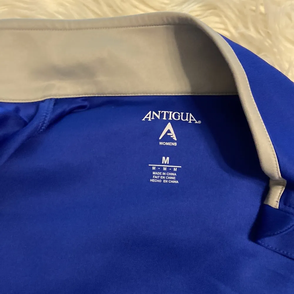 ANTIGUA Women Jacket beautiful blue color with from zipper BNWOT  size M - Image 10