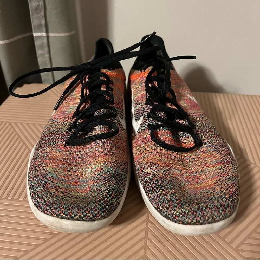 Nike Sneakers Multicolor Lightweight Athletic Workout Casual Black Neutral - Image 3