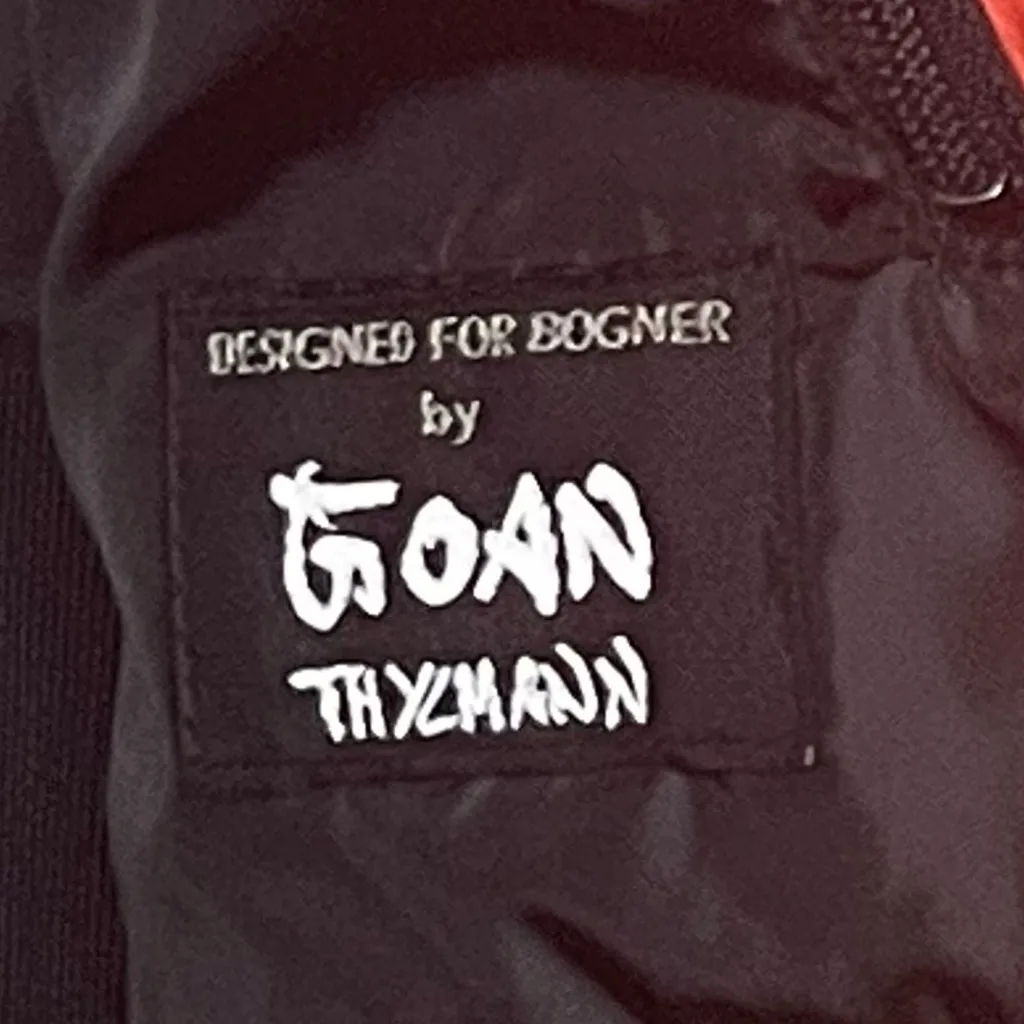 Bogner x Goan Thylmann 𖤐 Embroidery Patchwork Snowboarding Parka 𖤐 Orange 𖤐 4 - Image 7