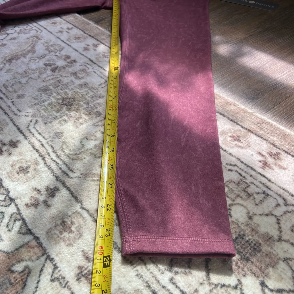 Maroon Slim Leggings by Harmony Balance Red - Image 8