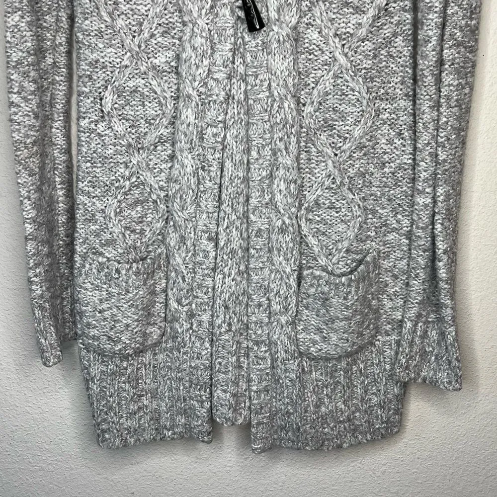 Decree‎ Hoody Cardigan Sweater - Image 3