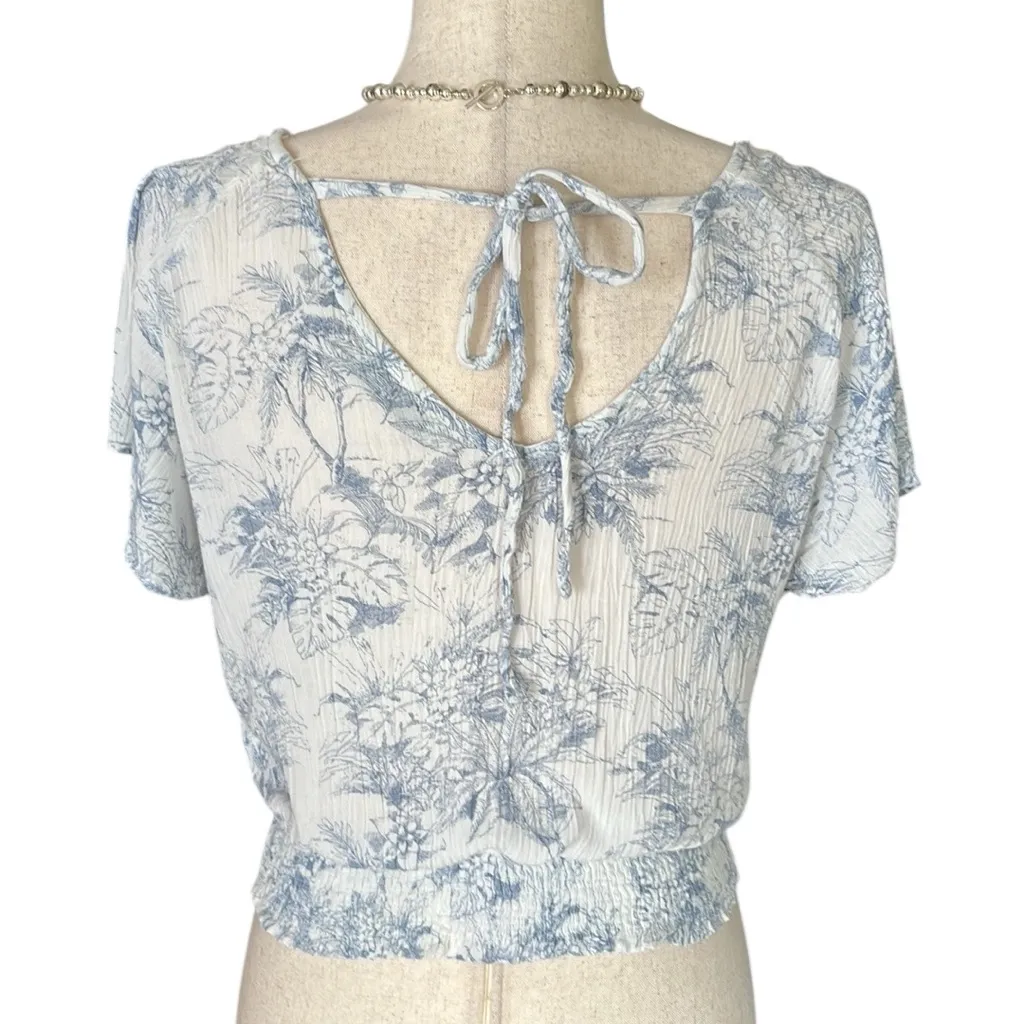 Paper Crane Floral Smock Waist Blouse - Image 6