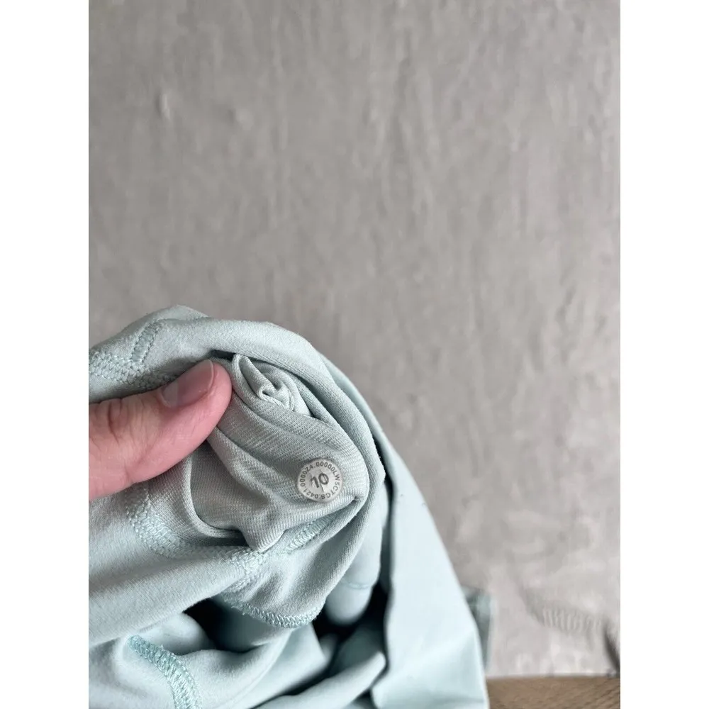 Lululemon Align High-Rise Pant 25" Sz 10 Delicate Mint Gorpcore Workout Gym - Image 6