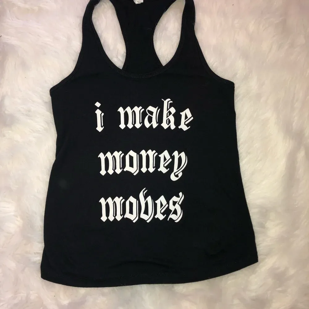 Medium graphic money moves hustle tank top - Image 3