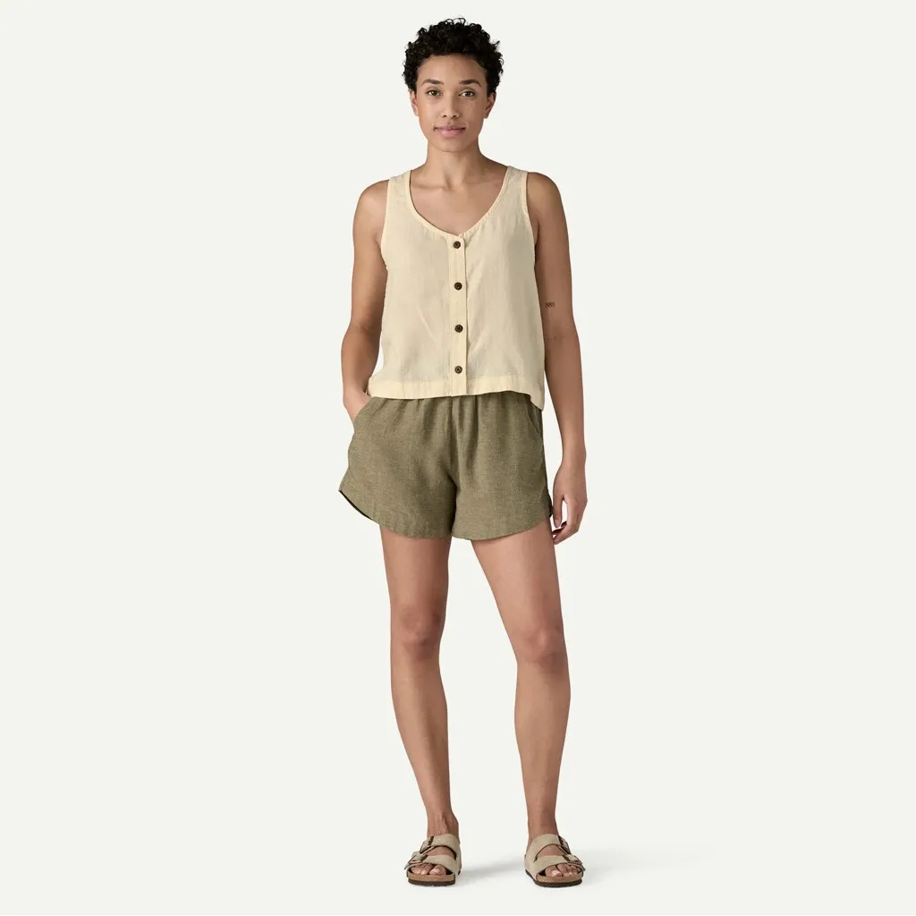 Patagonia Women's Light Beige Garden Island Tank Top - Image 7