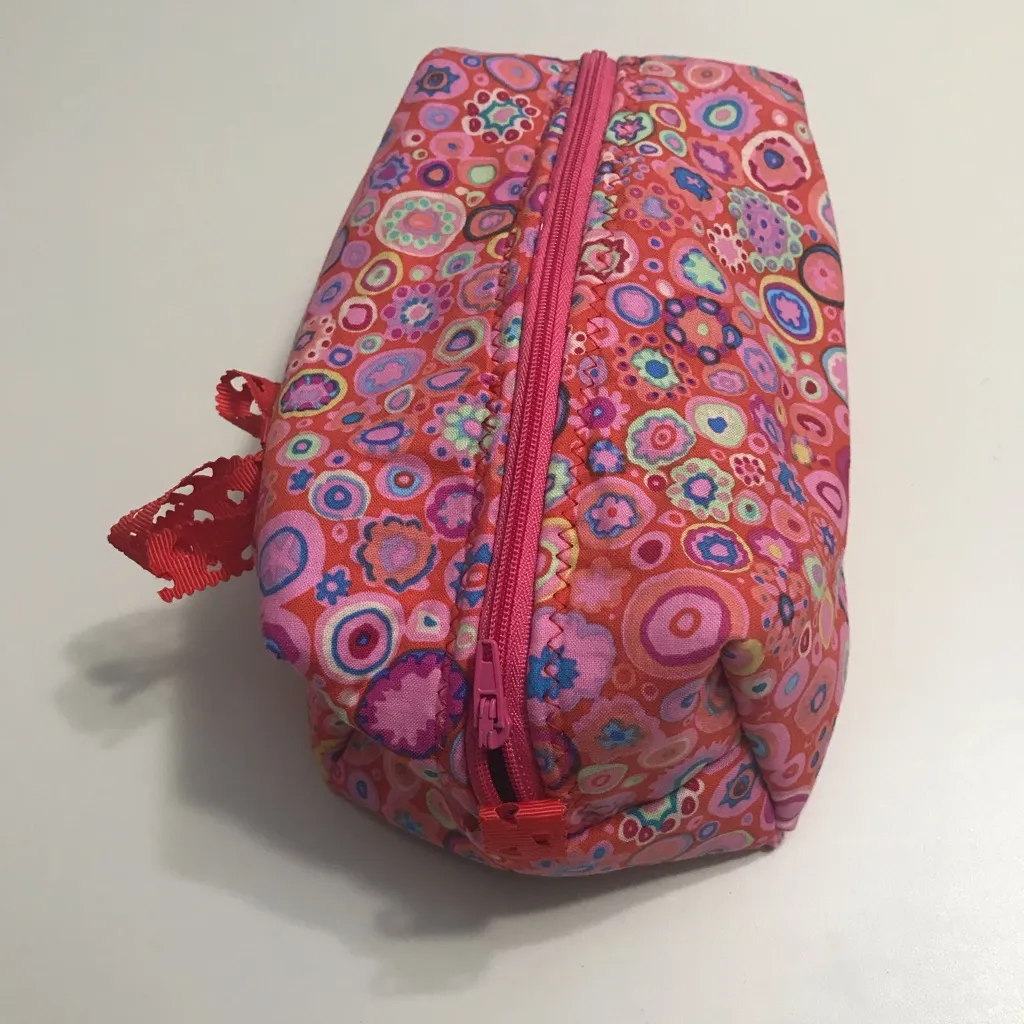 Pink and Red Makeup Bag - Image 2