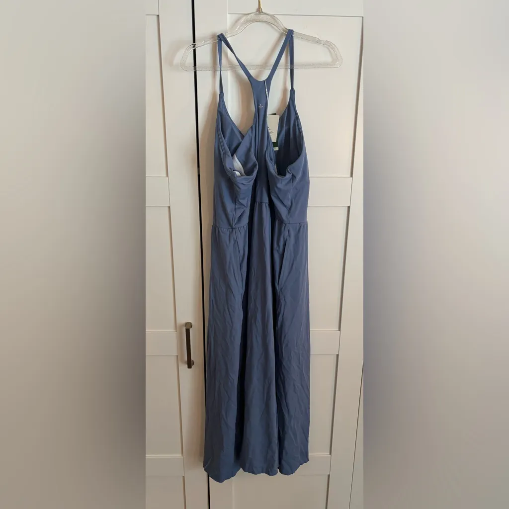 HALARA Every Day Midi Chill Dress in Blue XL Casual - Image 4