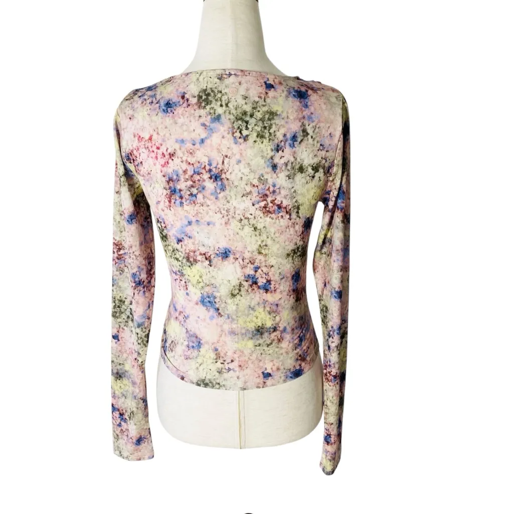 CALIA CARRIE UNDERWOOD Floral Wrap Top Pink - Image 7