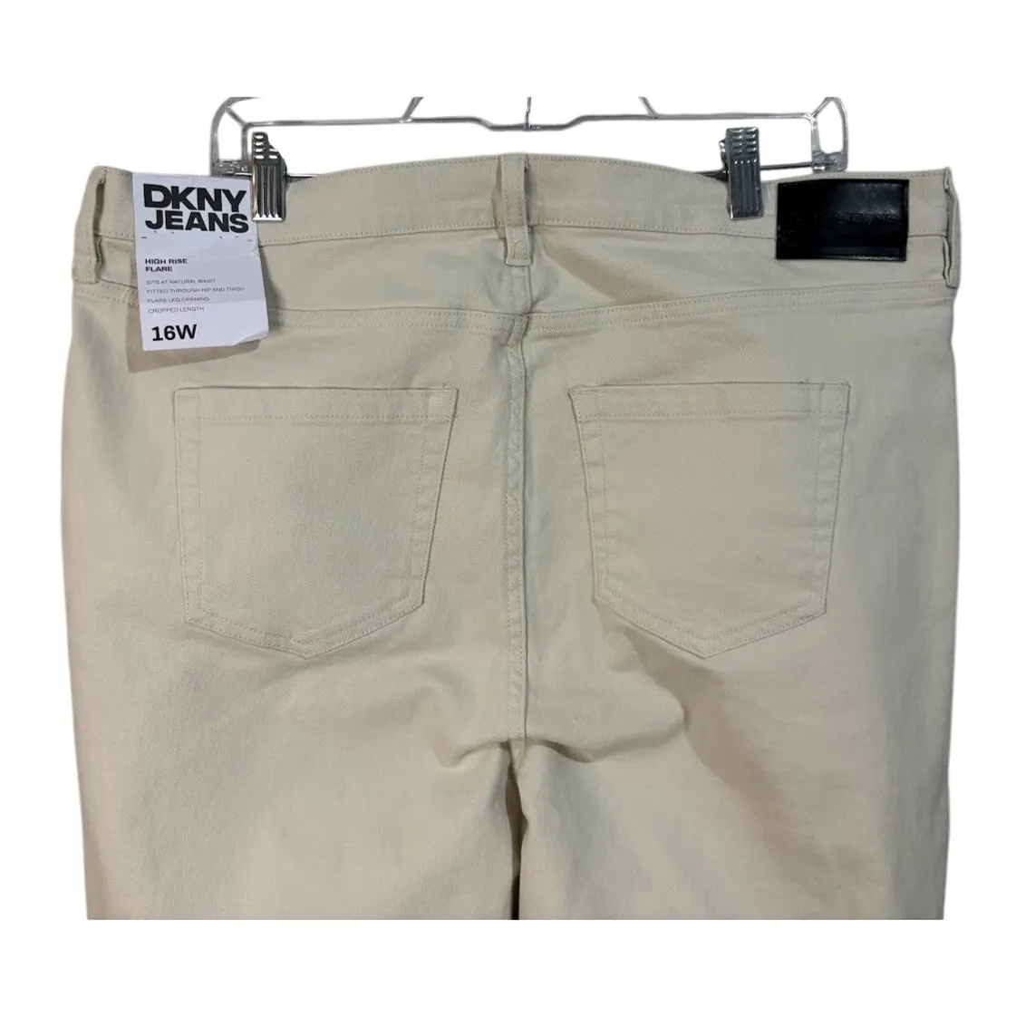 DKNY Jeans Women's Williamsburg High Rise Flare Crop Plus Size 16W NWT - Image 6