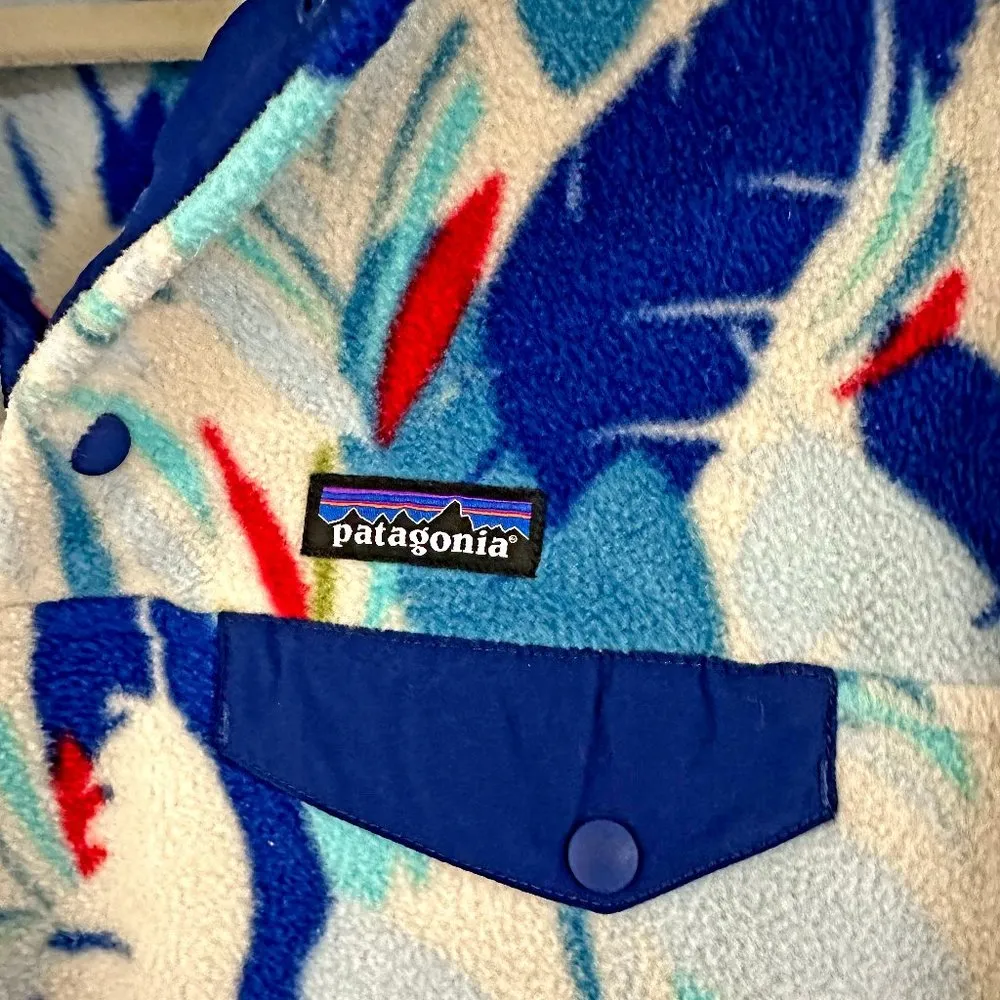 Patagonia Synchilla Snap-T Polyester Feather Dance Fleece Pullover - Image 4