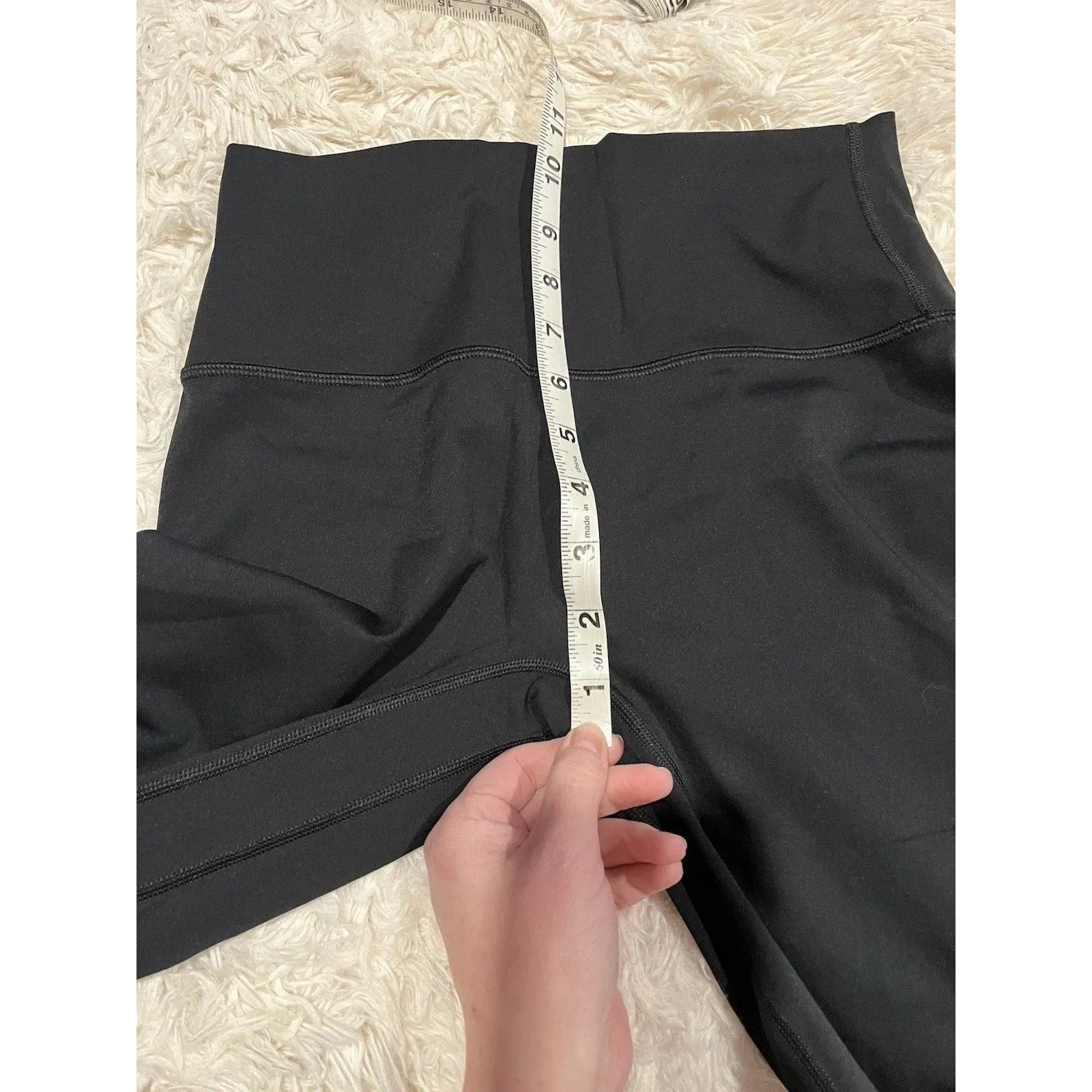 THIRDLOVE Black Flex Seamless High Rise Compression Leggings Womens Medium - Image 4