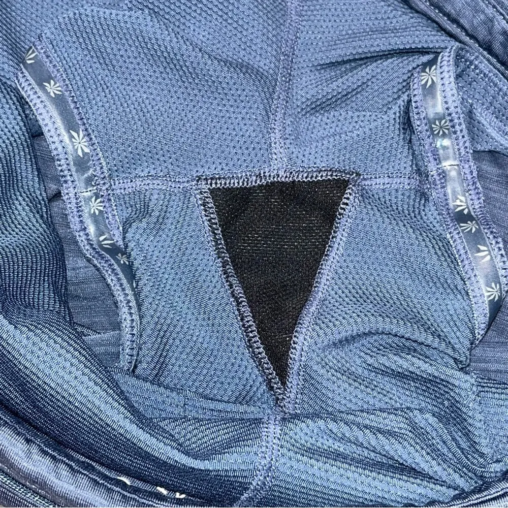 Athleta Iron Blue Stripe Swagger Skort Skirt - Image 6