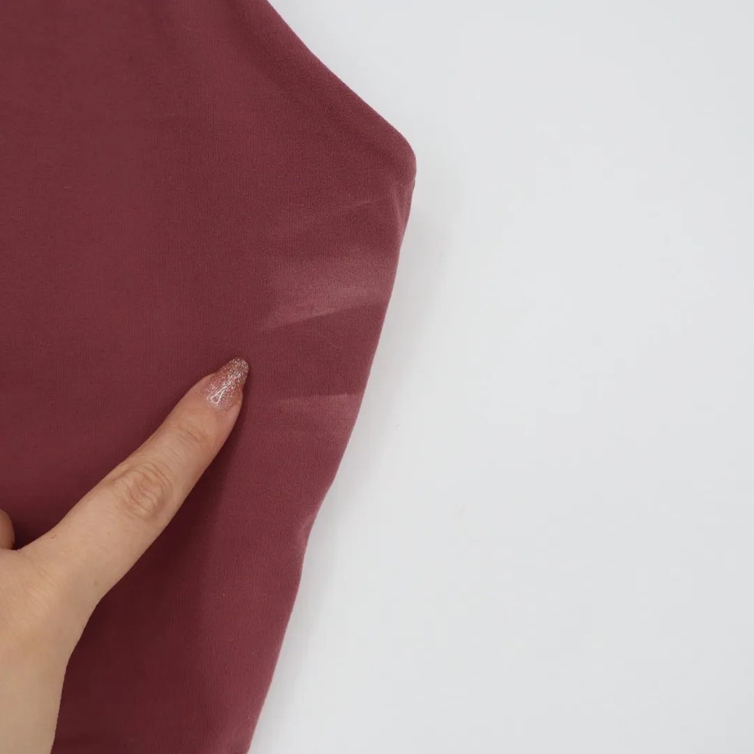 Athleta Burgundy Red V Neck Cropped Tank Top Size XL BCI Certified - Image 5