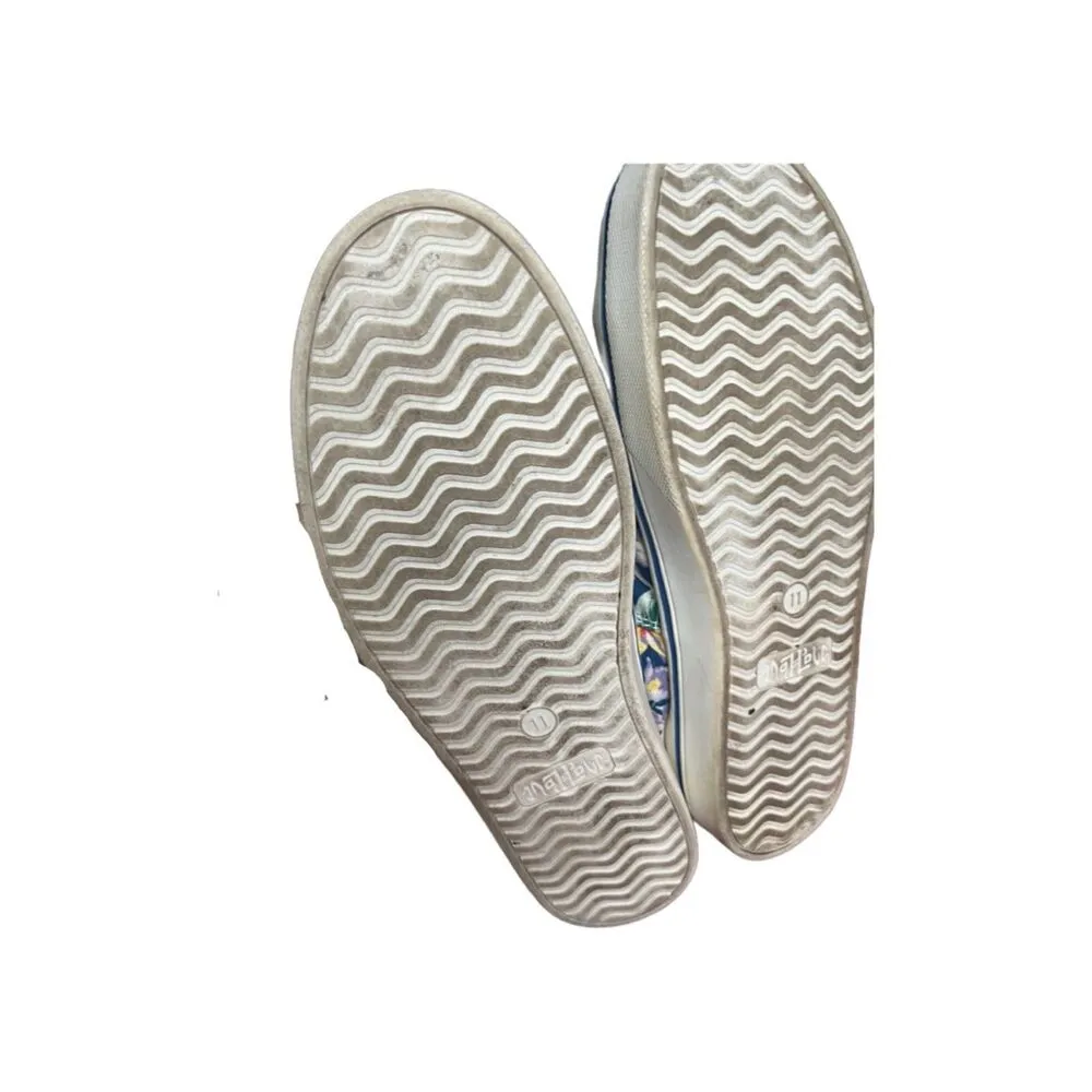 Madlove Kendra Lace-up Canvas Sneakers Tropical Print - Image 7