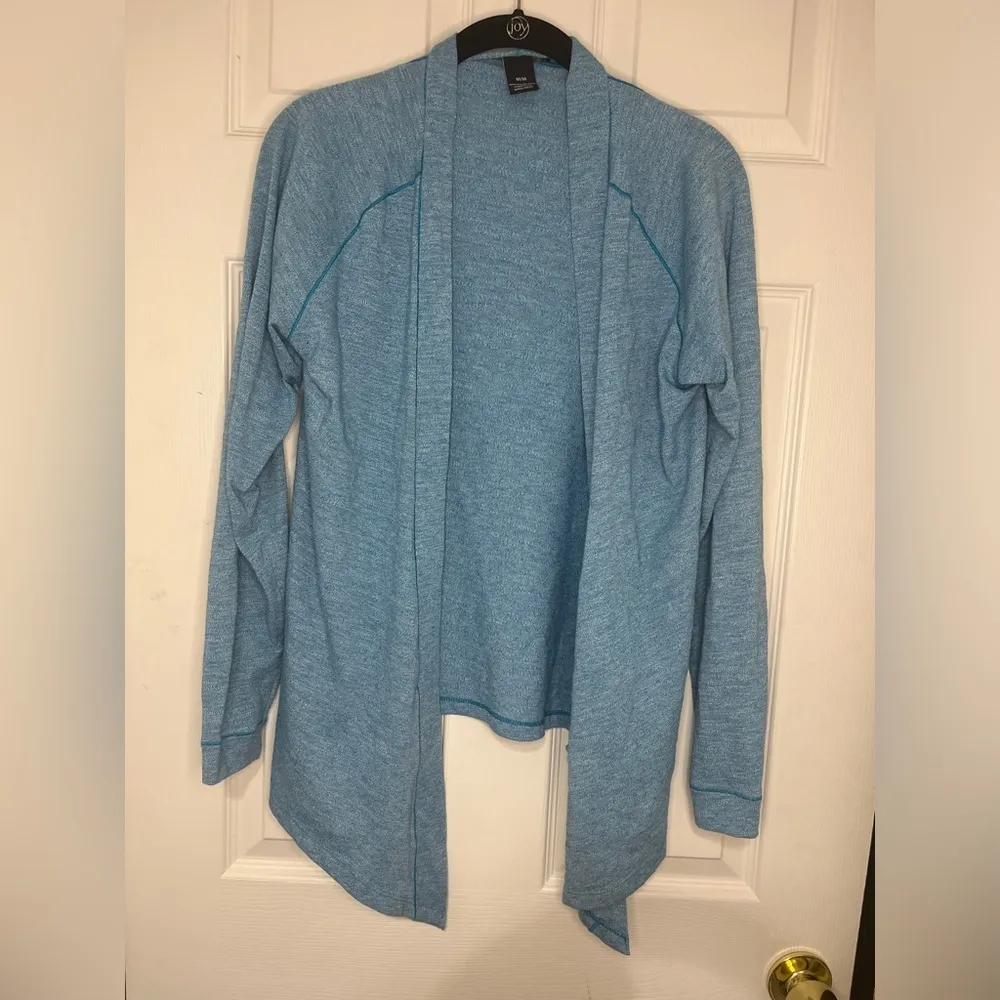 Outdoor Research Women's Athena Wrap Top Oasis Blue Sz M Athliesure Dance Yoga Size M - Image 6